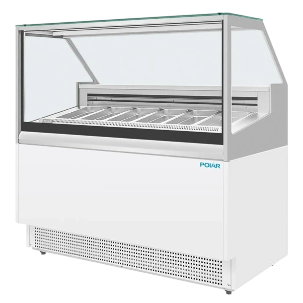 Polar UA058-A U-Series Gelato Showcase - 6 pans product image