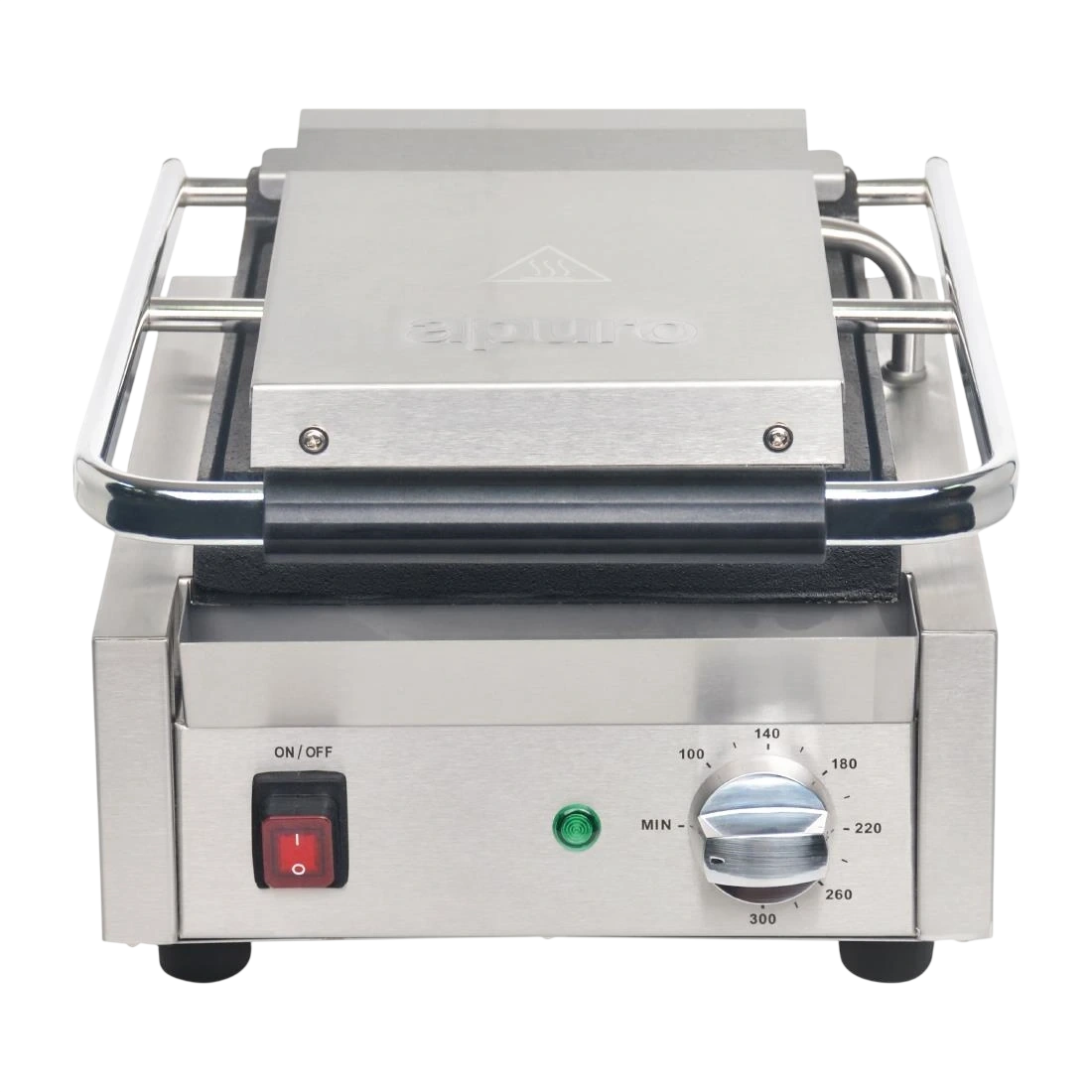 Apuro DY993-A Bistro Contact Grill - Ribbed/Ribbed
