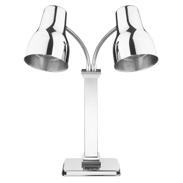 Apuro JA869-A Carving Station Double Heating Lamp Stainless Steel - 500watt product image