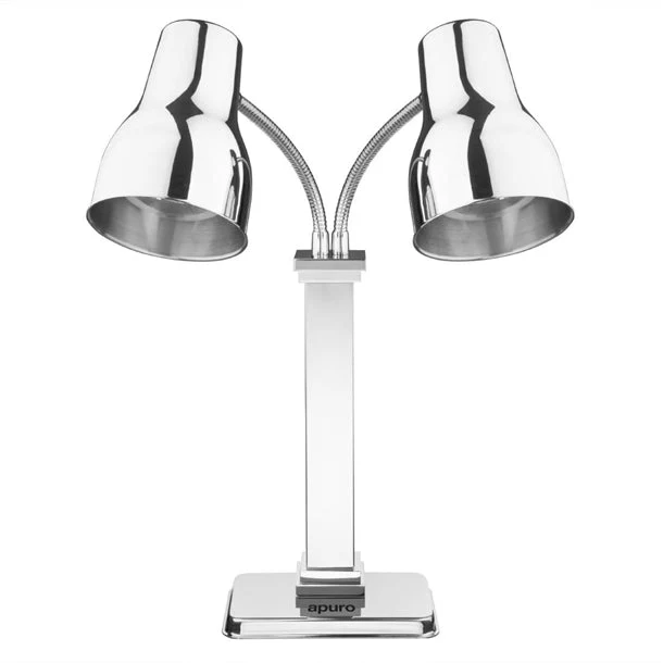 Apuro JA869-A Carving Station Double Heating Lamp Stainless Steel - 500watt product image