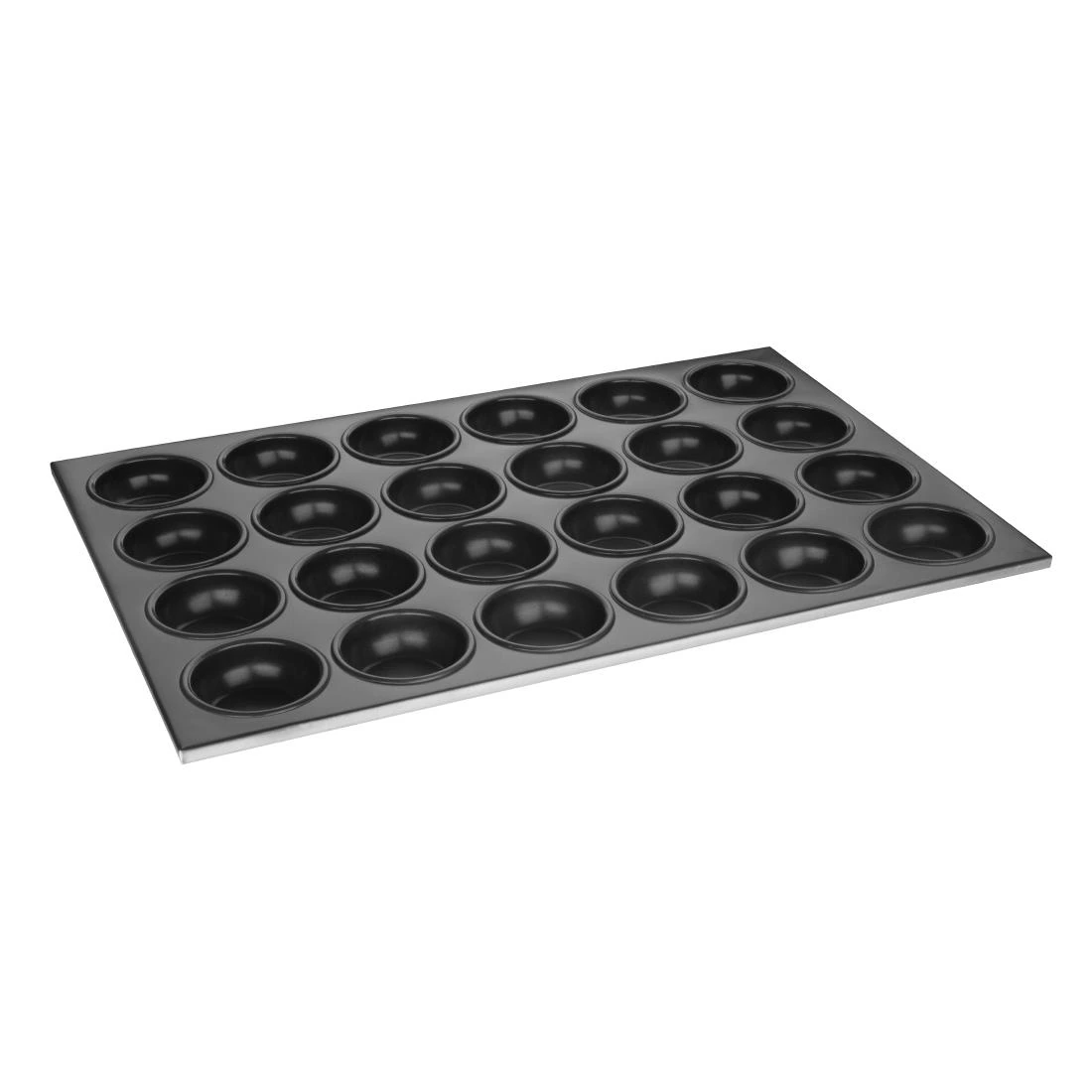 Vogue C564 Non Stick Muffin Tray Aluminium - 360x525x35mm 14x20 1/2x1 1/4" (24 Hole)