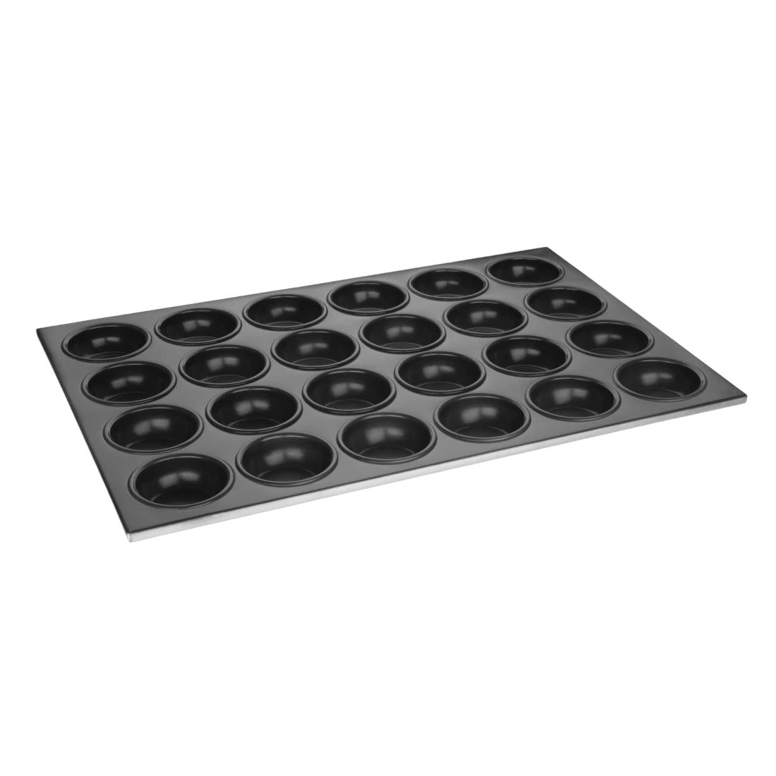 Vogue C564 Non Stick Muffin Tray Aluminium - 360x525x35mm 14x20 1/2x1 1/4" (24 Hole)