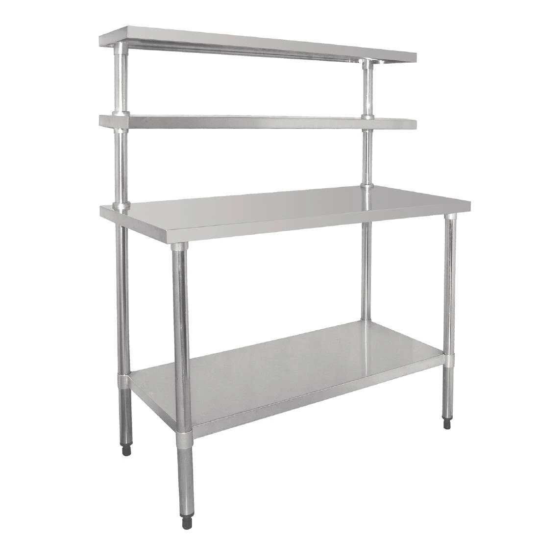 Vogue CC360 Table with Gantry Shelf St/St - 1500x1800x600mm