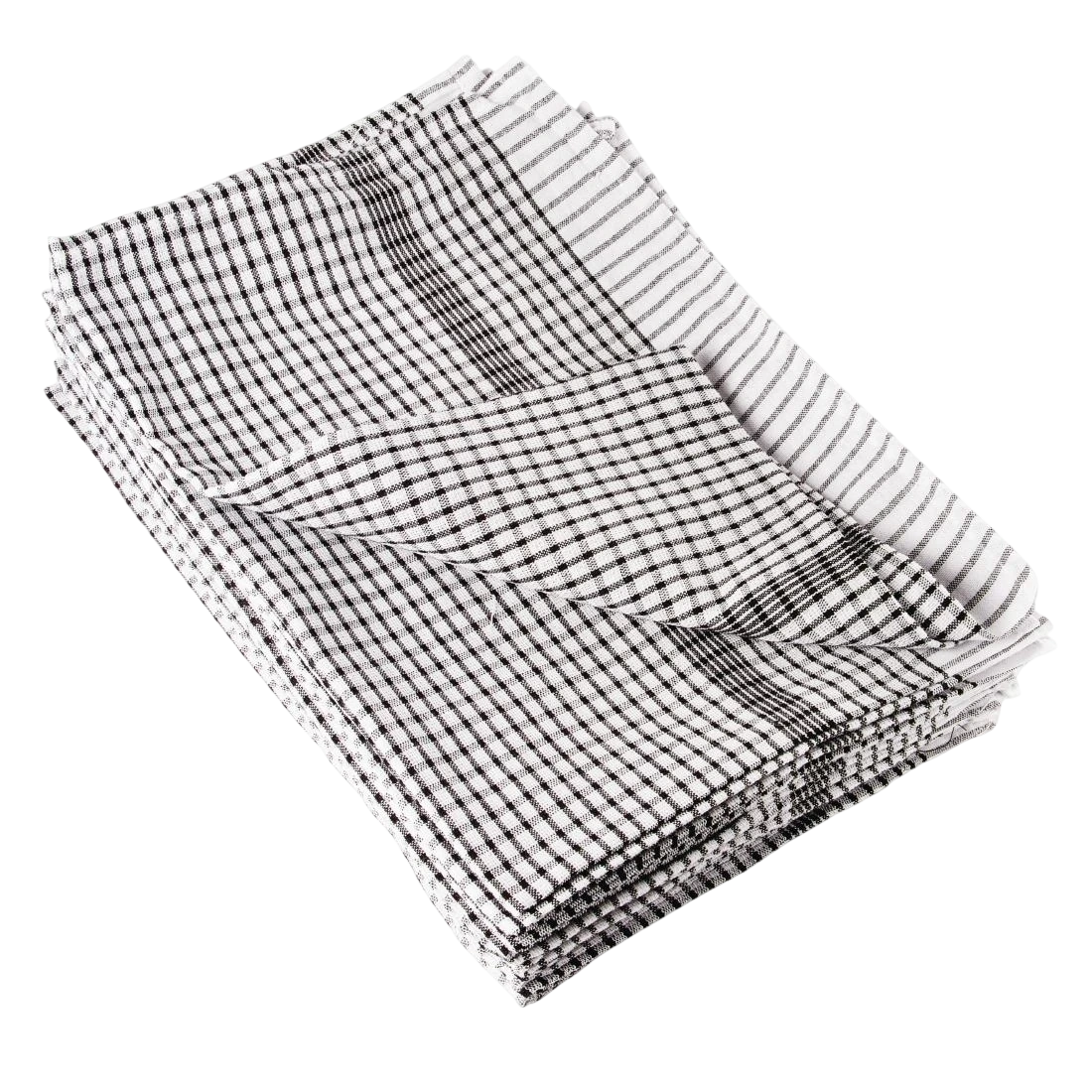 CC597 EDLP - Vogue Wonderdry Tea Towels Black - 760x510mm 30x20" (Pack 10)