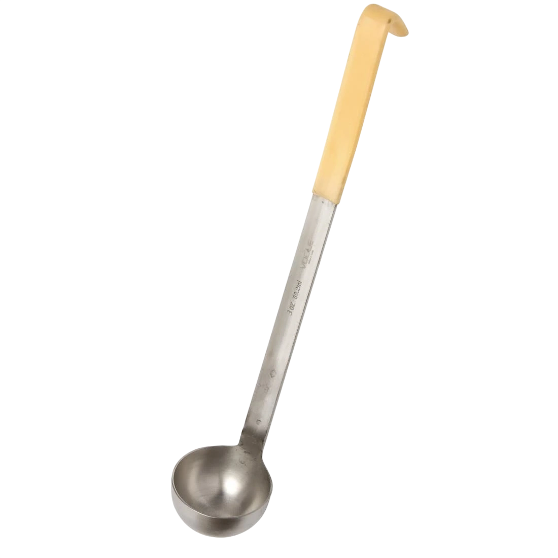 Vogue CD146 Heavy Duty Ladle Ivory St/St - 90ml 3fl oz