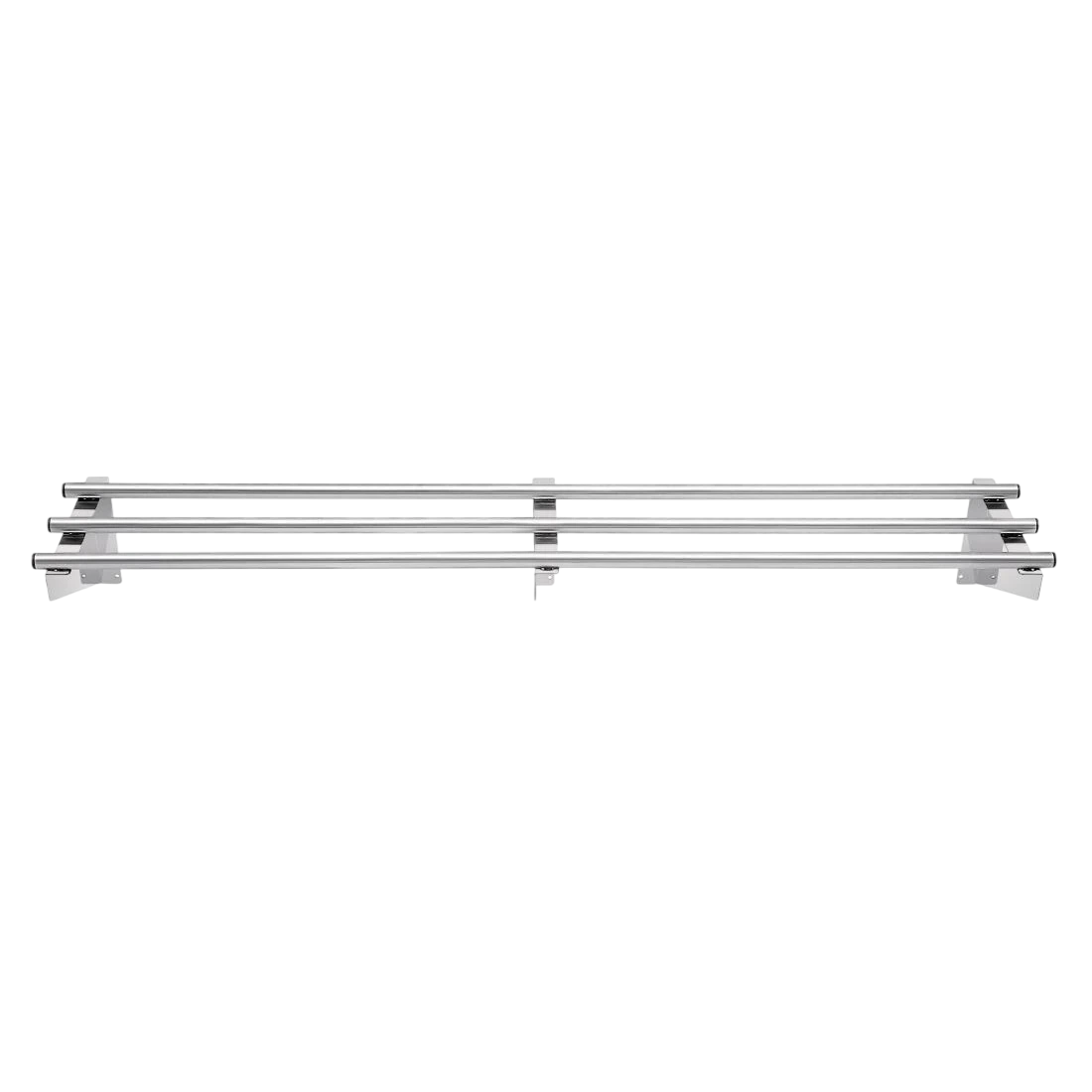 Vogue CD552 St/St Tubular Wall Shelf - 1500(w) x 300(d)mm