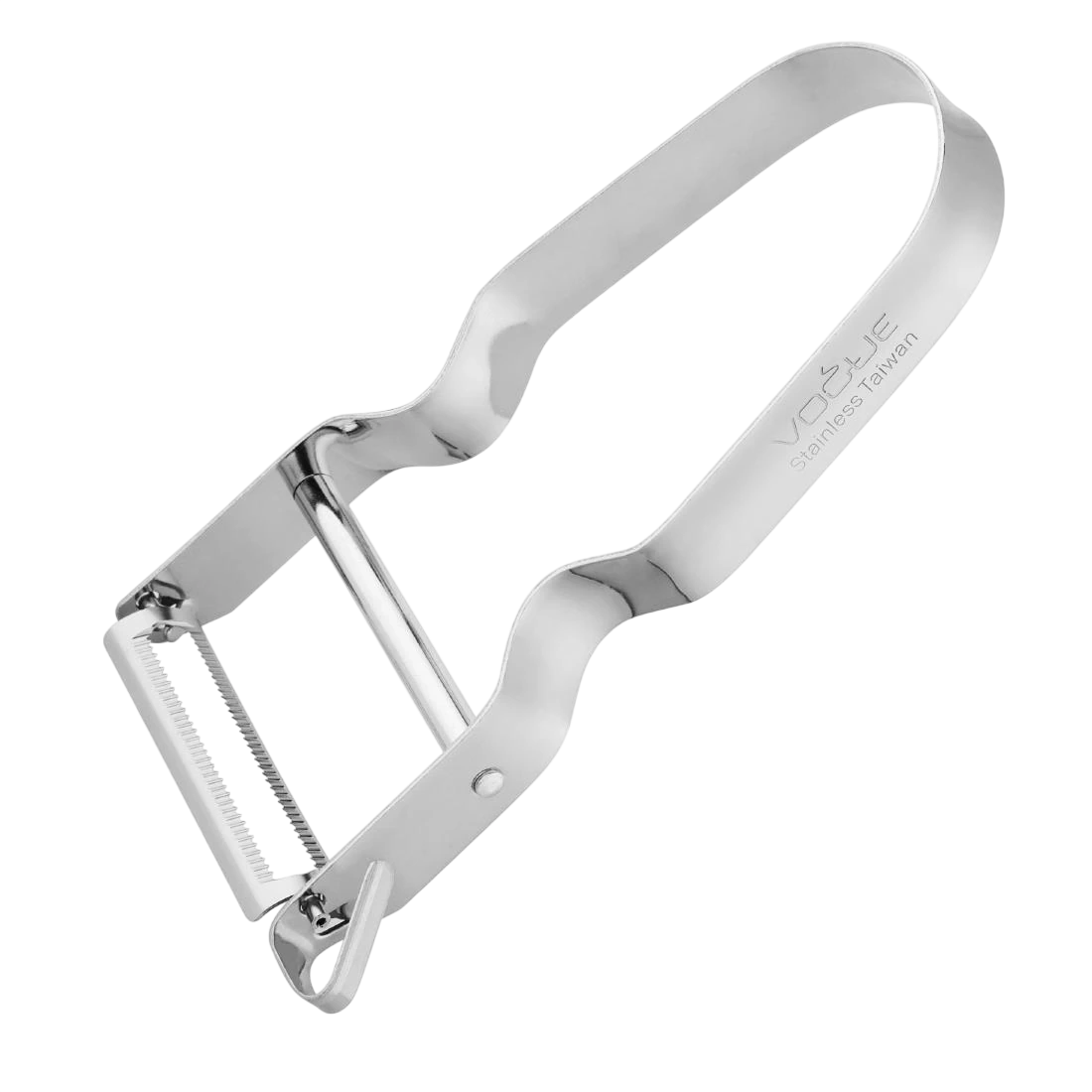 Vogue CF938 Rex Serrated Peeler St/St - 110x50mm 2x4 1/3"