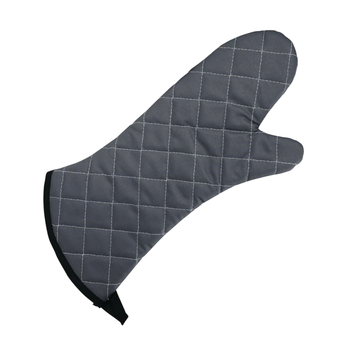 Vogue CL582 Flame Retardant Oven Mitt Charcoal - 430mm