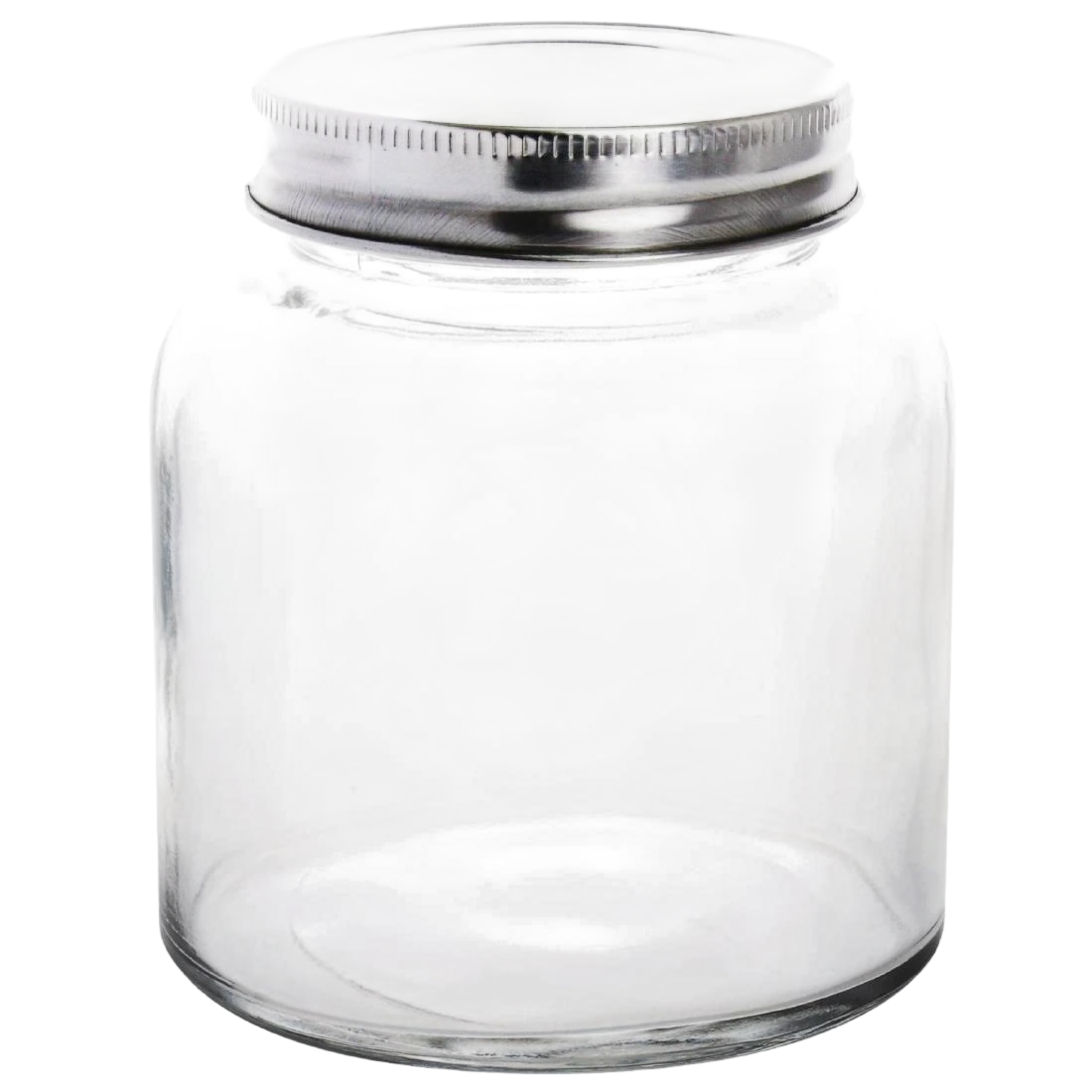 Vogue CP082 Glass Jar with St/St Lid - 84x100mm 330ml 12fl oz (Box 6)