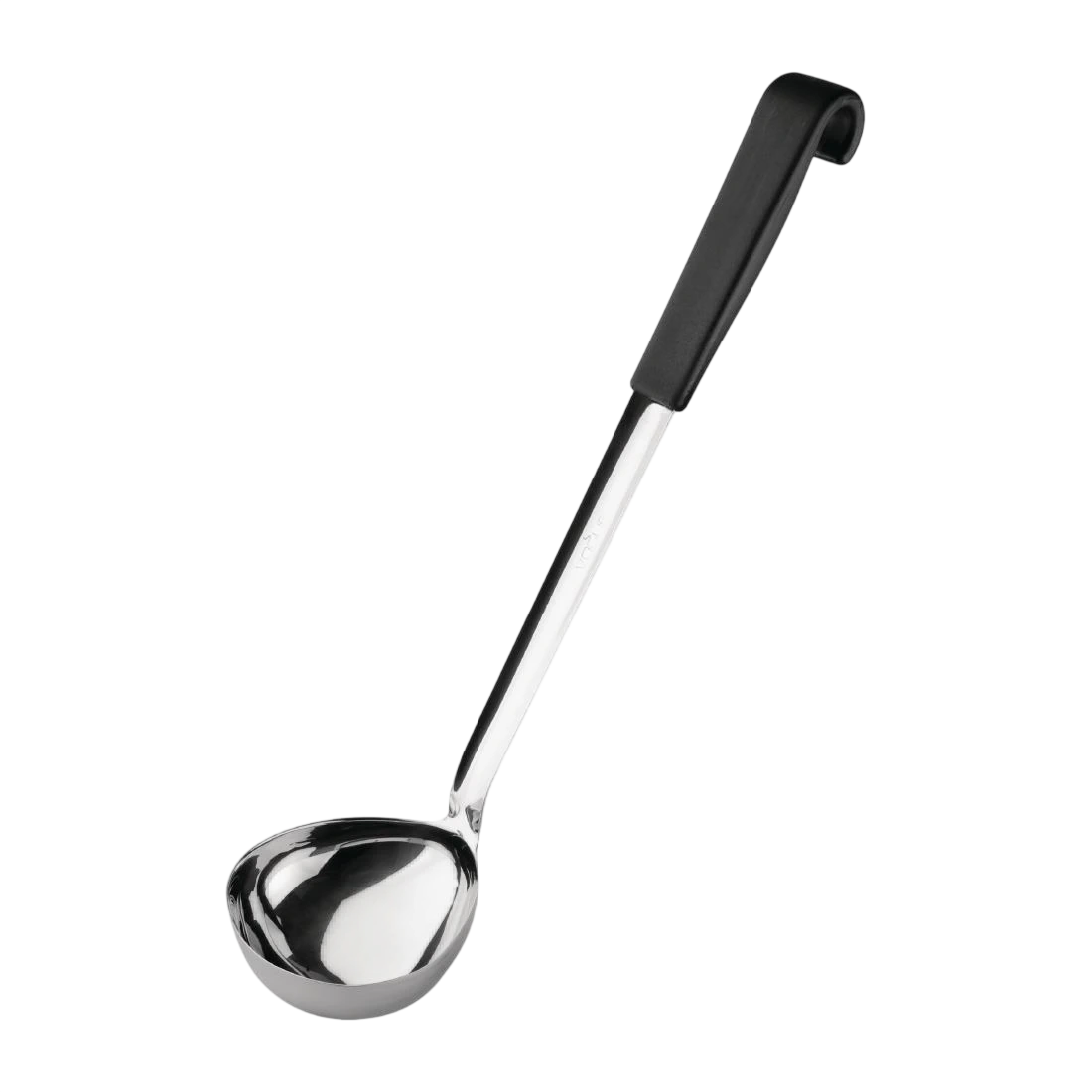 Vogue CS001 Stainless Steel Ladle – 130mL, Black