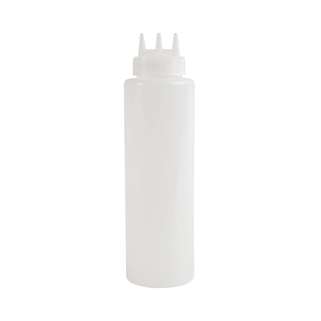 Vogue CW726 Squeeze Bottle Clear 3 Nozzle - 36oz