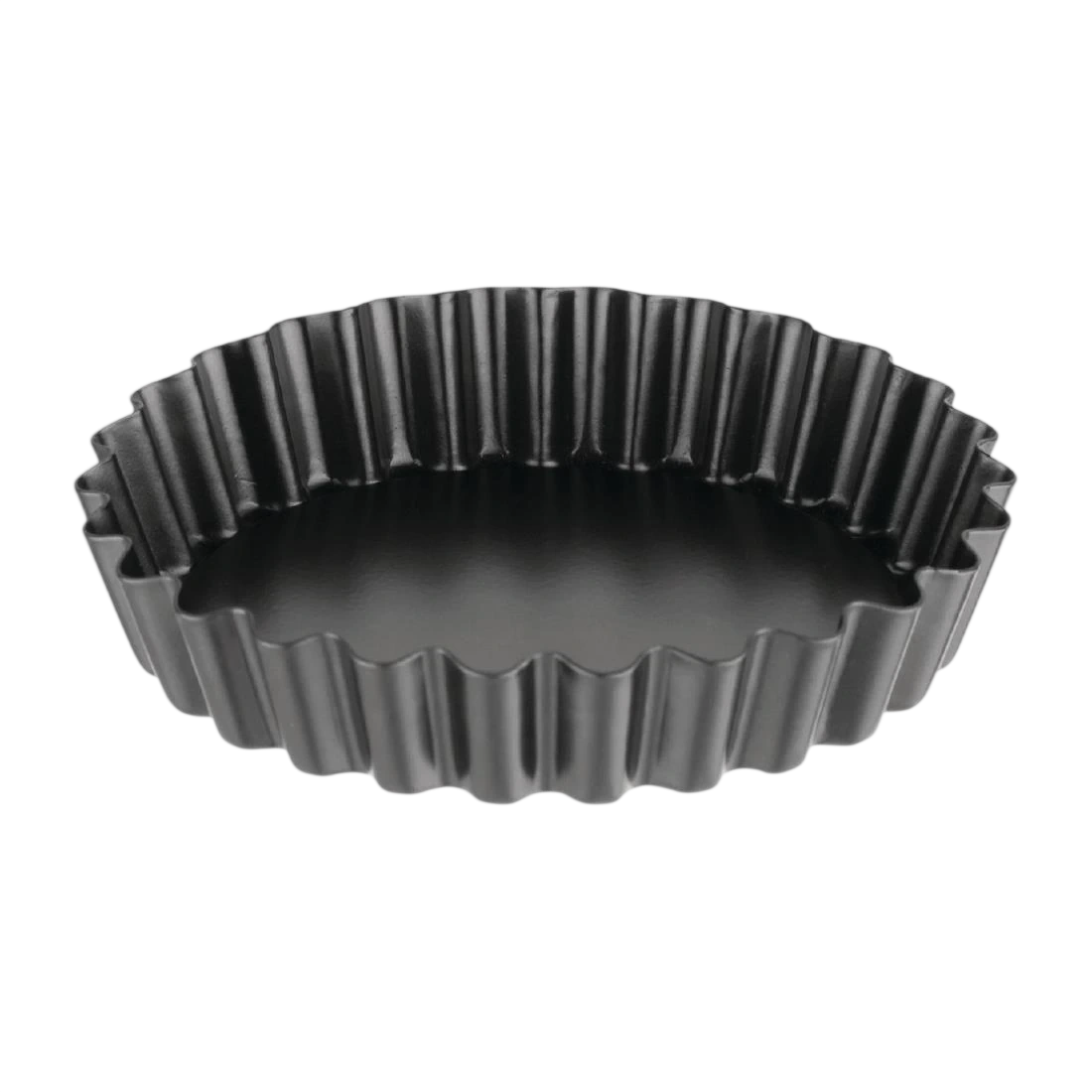 Vogue CW991 Non Stick Mini Fluted Quiche Tin - 100mm 4" (Pack 3)