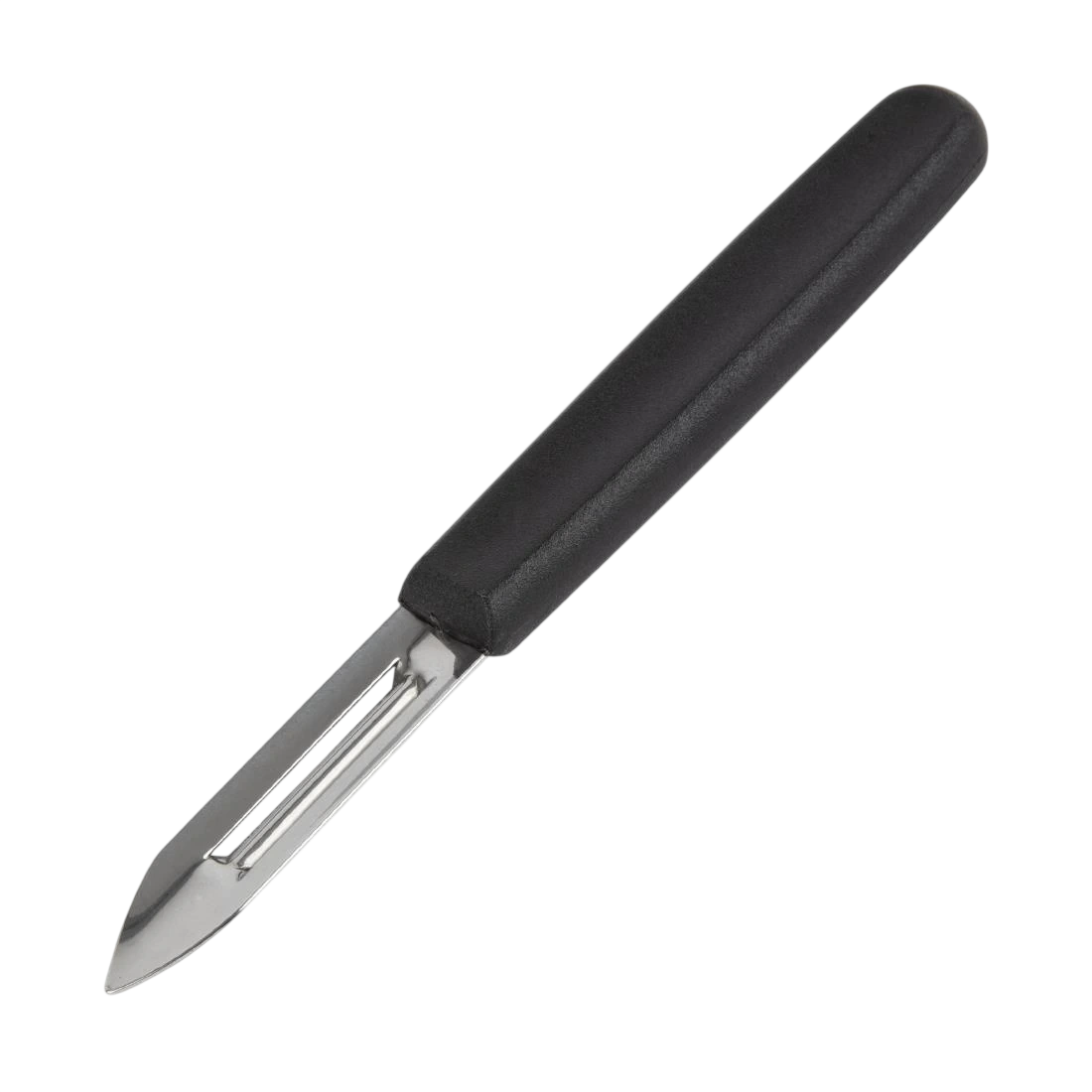 Vogue D050 Plastic Peeler Black Moulded Handle