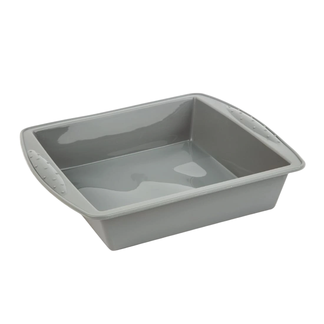 Vogue DA532 Silicone High Heat Flexible Square Bake Pan - 245x245mm 9 1/2x9 1/2"