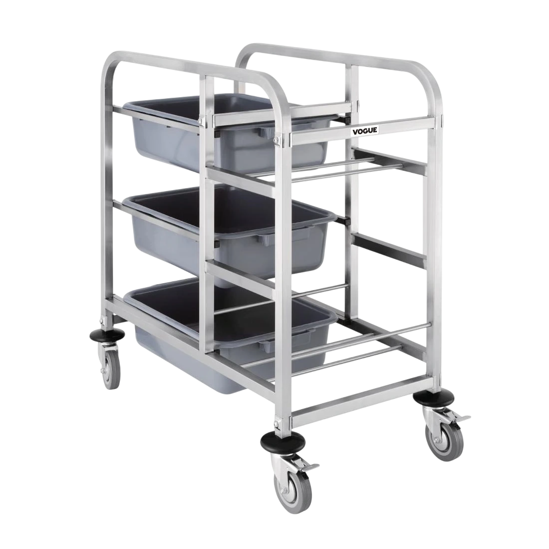 Vogue DK738 Bussing Trolley St/St - 900x820x440mm 35 1/2x32x17"