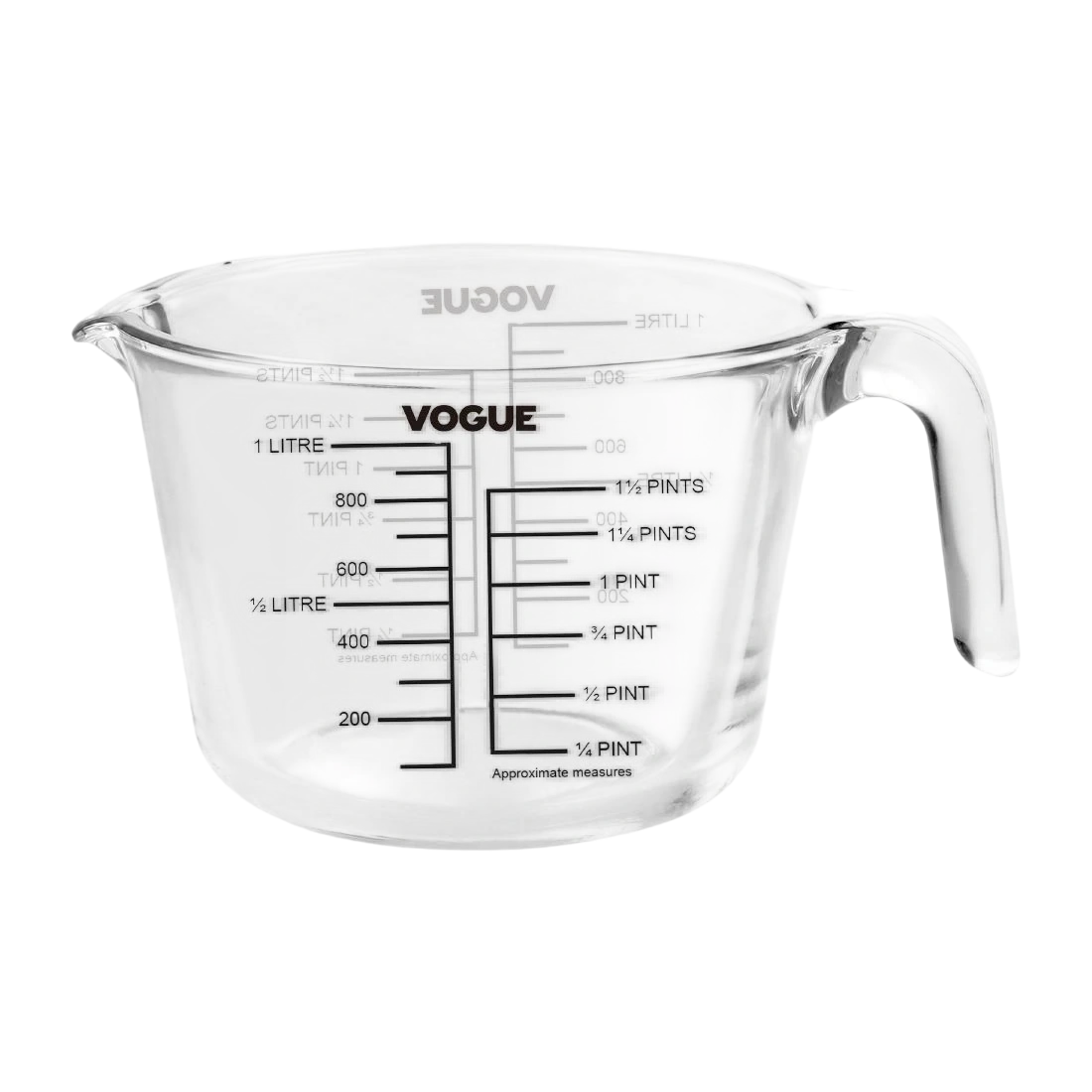 Vogue Glass Measuring Jug 1000mL DP117