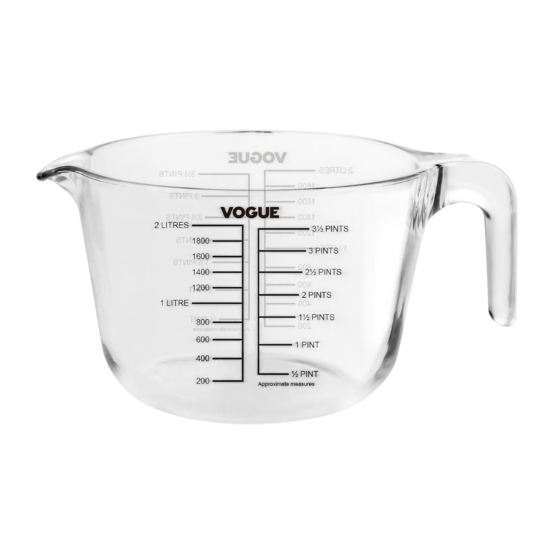 Vogue Glass Measuring Jug 2000mL DP118