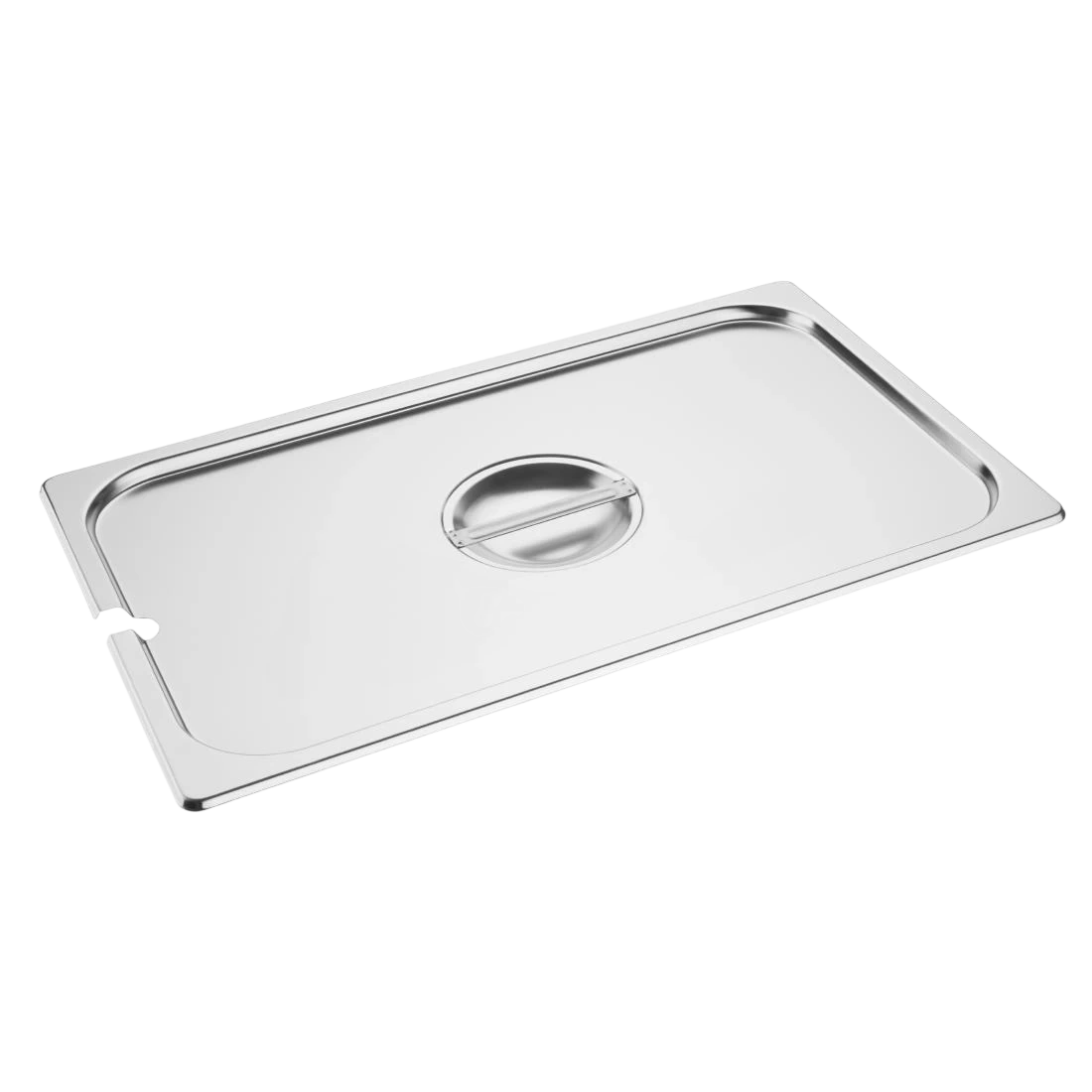 Vogue DP250 Notched Lid St/St - GN 1/1