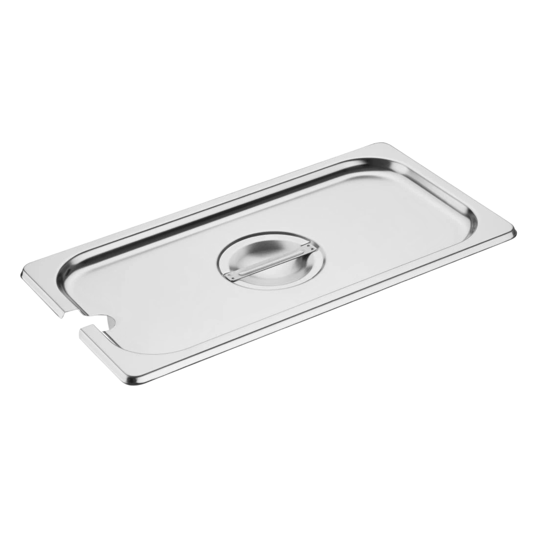 Vogue DP253 Notched Lid St/St - GN 1/3