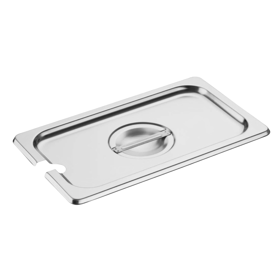 Vogue DP254 Notched Lid St/St - GN 1/4