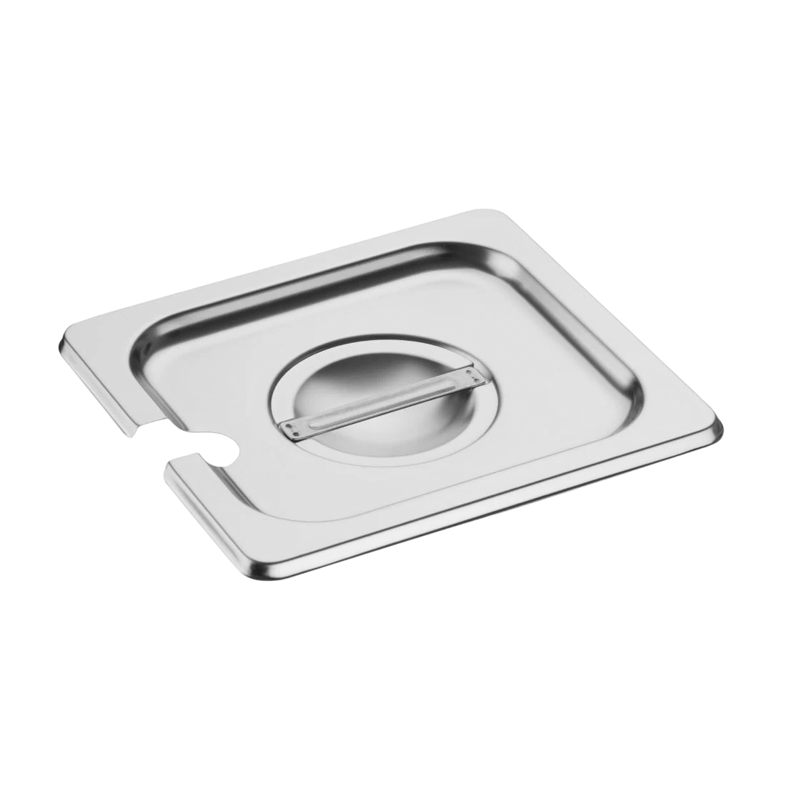 Vogue DP255 Notched Lid St/St - GN 1/6