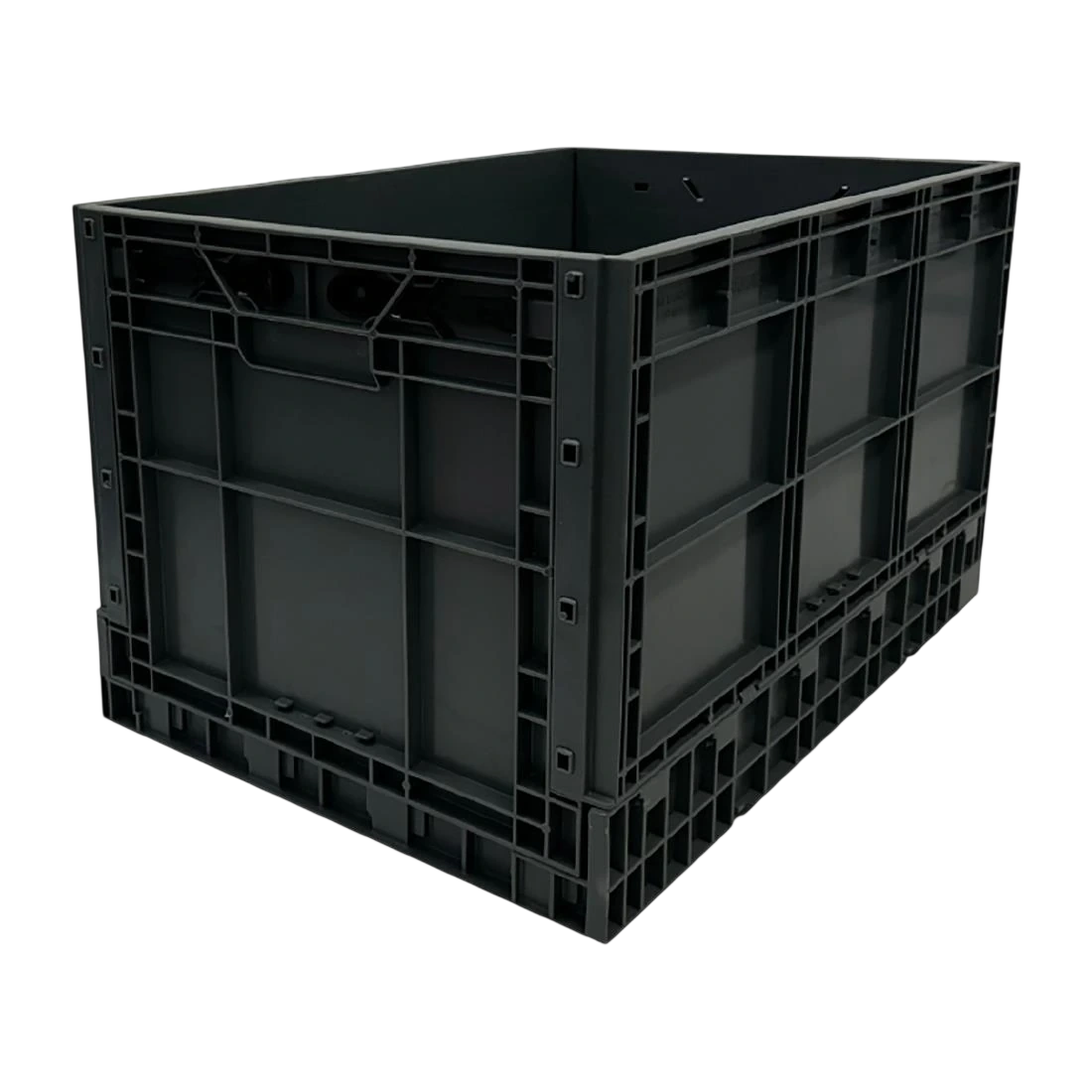 Vogue DX997 Plastic Folding Transport/Storage Crate - 594x396x353mm