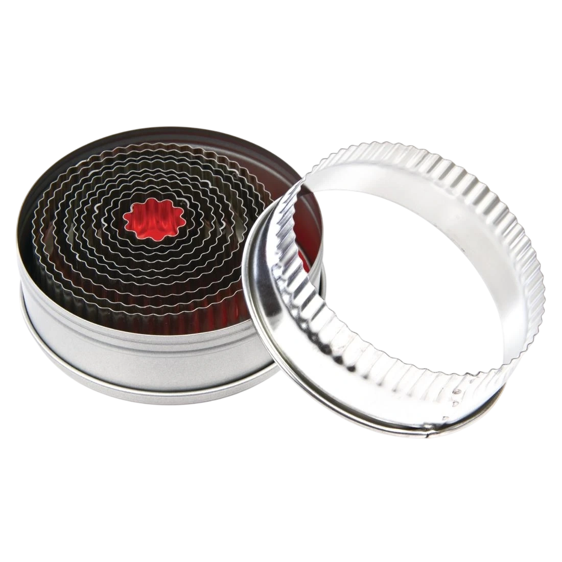 Vogue E019 Round Fluted Cutters - 100mm (11 Piece)