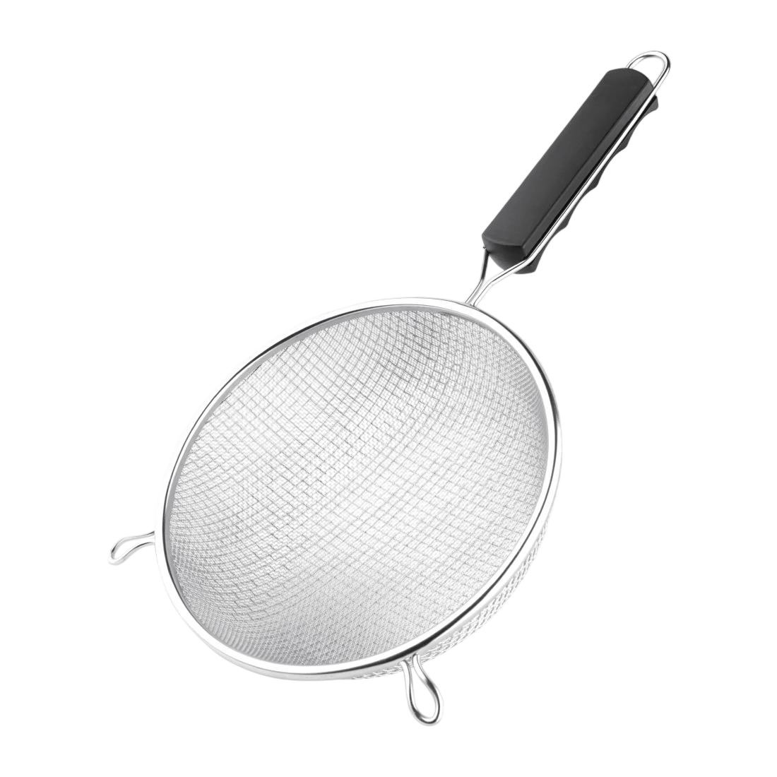 Vogue FE741 Double Mesh Sieve Black Handle - 180mm