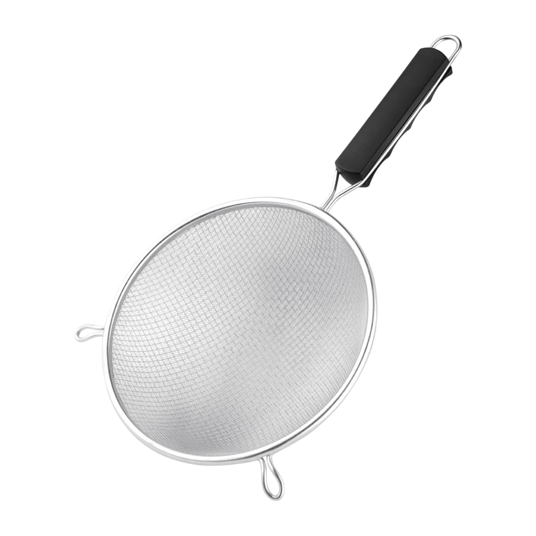 Vogue FE742 Double Mesh Sieve Black Handle - 200mm