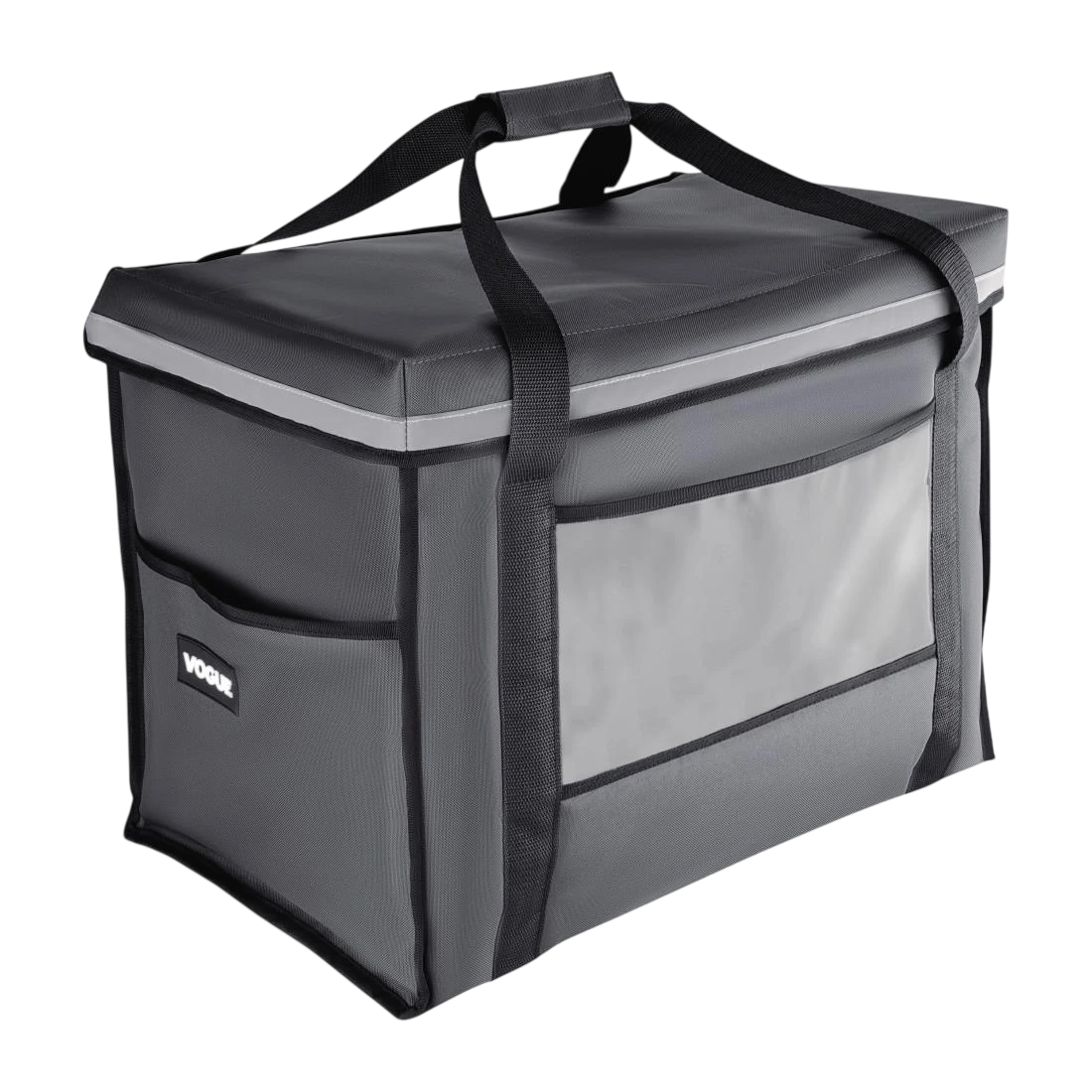 Vogue FR226 Insulated Folding Delivery Bag Grey - 540x360x430mm 21x14x17"