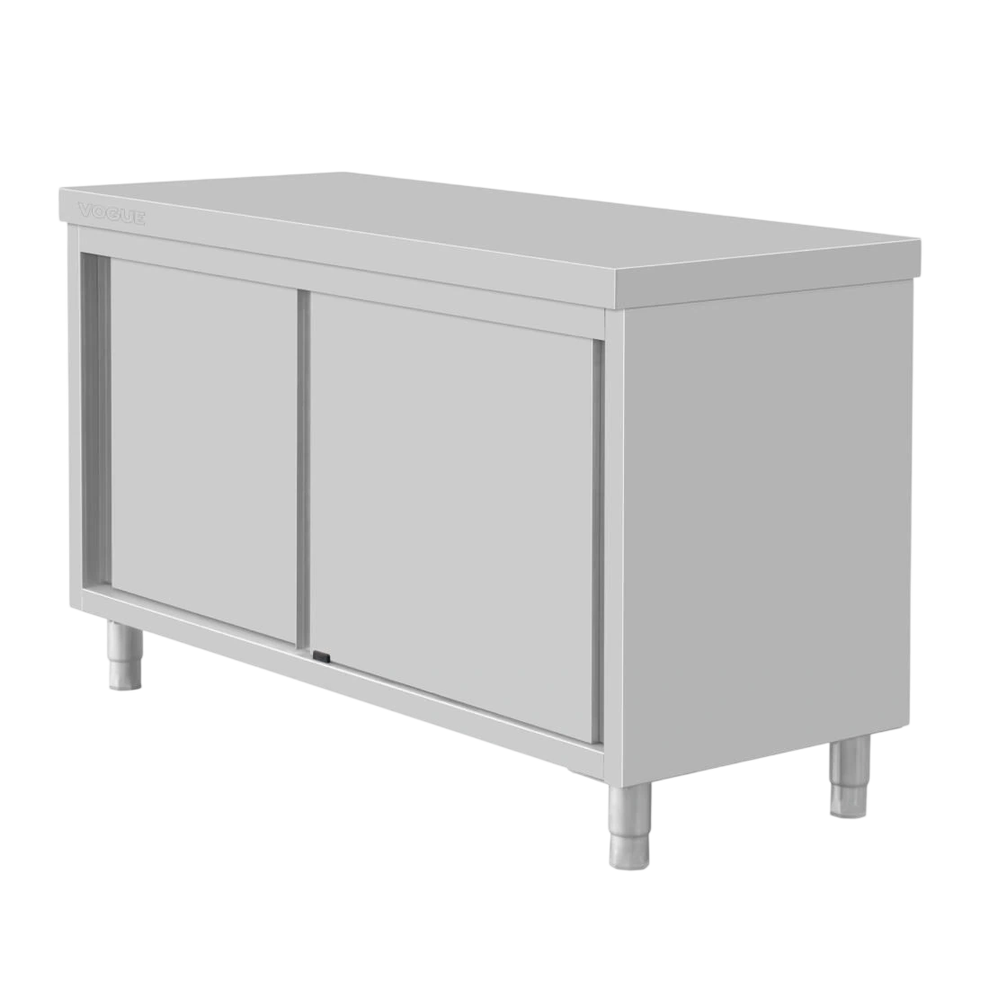 Vogue FU586 Standing Floor Cupboard Stainless Steel - 900x1500x600mm