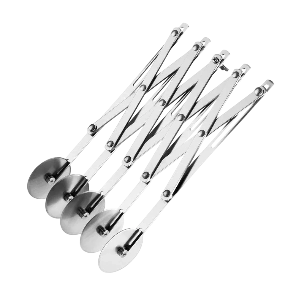 Vogue CS850 Stainless Steel 5-Wheel Dough Cutter – Expandable to 490mm | Commercial Pastry Tool commercial kitchen equipment