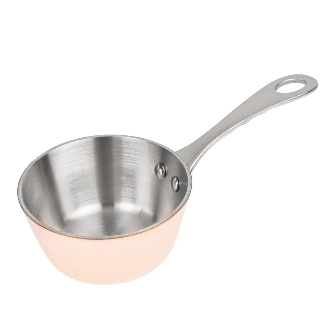 Vogue GG761 Copper Mini Gravy Pan - 0.15Ltr 80mm