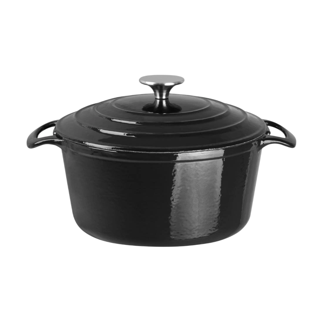 Vogue GH300 Round Casserole Black - 205mm 3 1/5Ltr 108fl oz