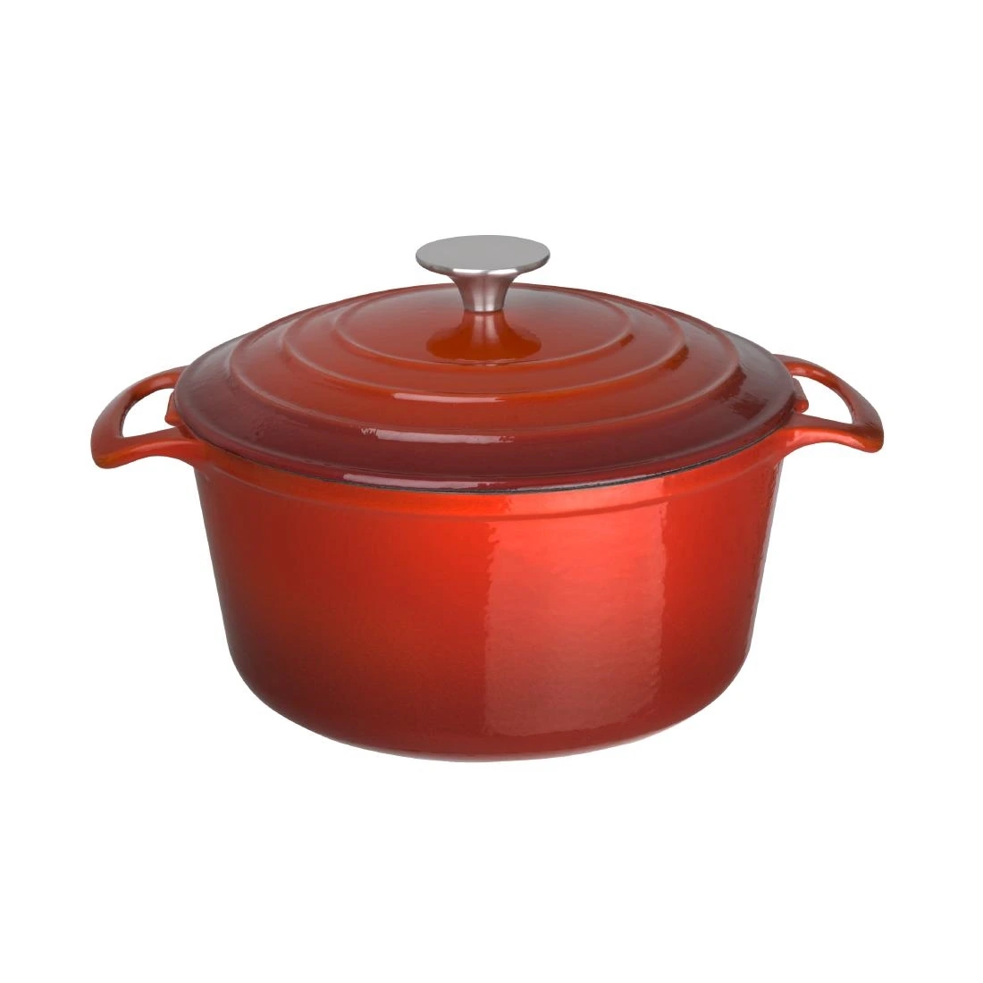 Vogue GH304 Round Casserole Red - 3.2Ltr 205mm