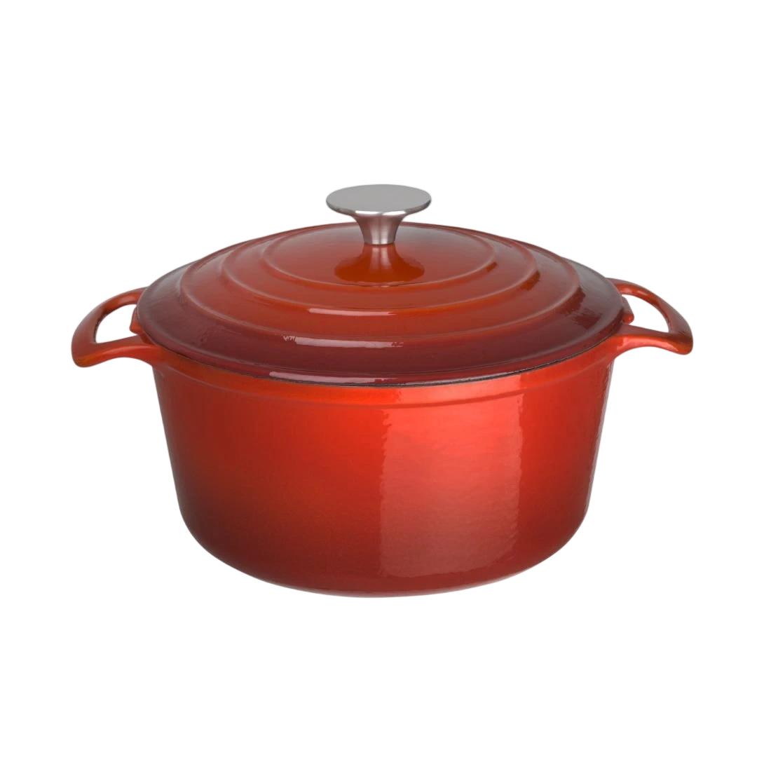 Vogue GH304 Round Casserole Red - 3.2Ltr 205mm