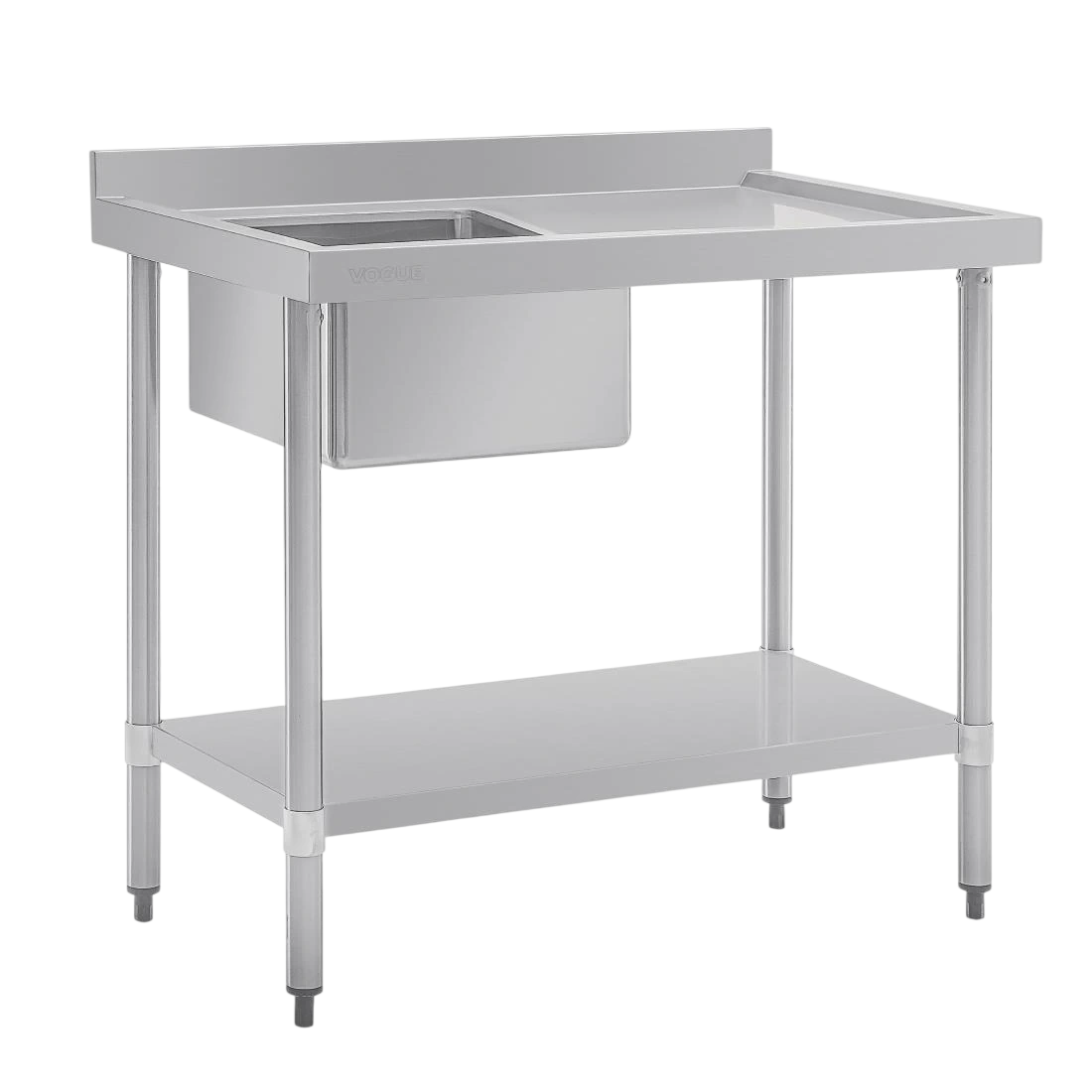 Vogue HC900 Single Bowl Sink R/H Drainer - 1000mm (90mm Drain)