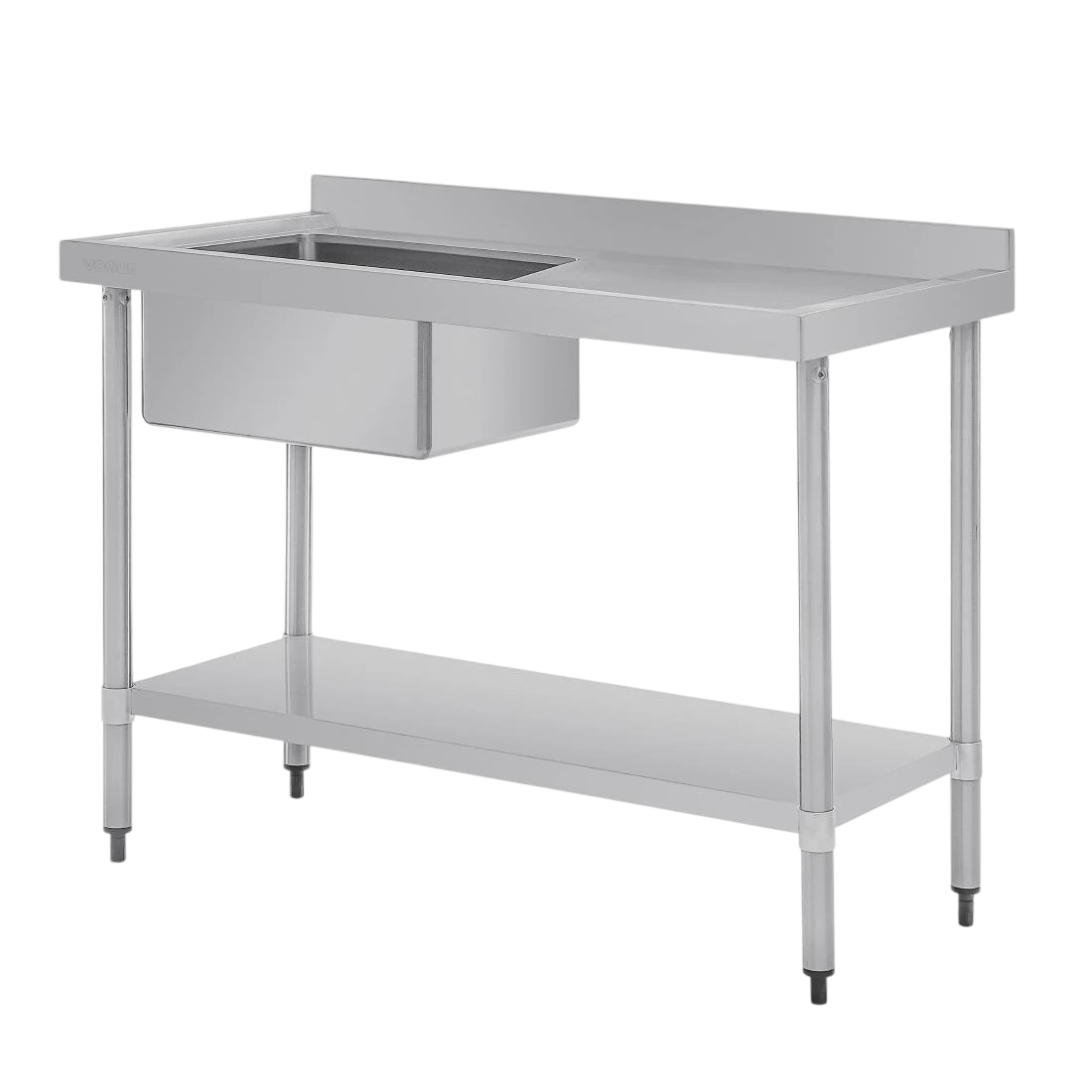 Vogue HC903 Single Bowl Sink R/H Drainer - 1200mm (90mm Drain)