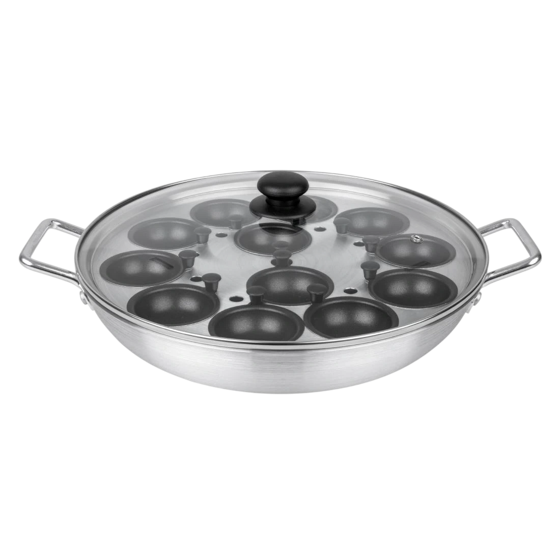 Vogue HT975 Aluminium Egg Poacher Non - Stick Cups - 12 Egg 350mm 14"