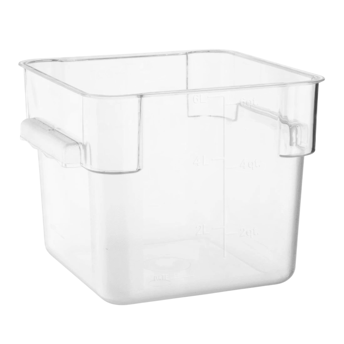 Vogue Hygiplas HY402 Square Polycarbonate Storage Container – 5.5L