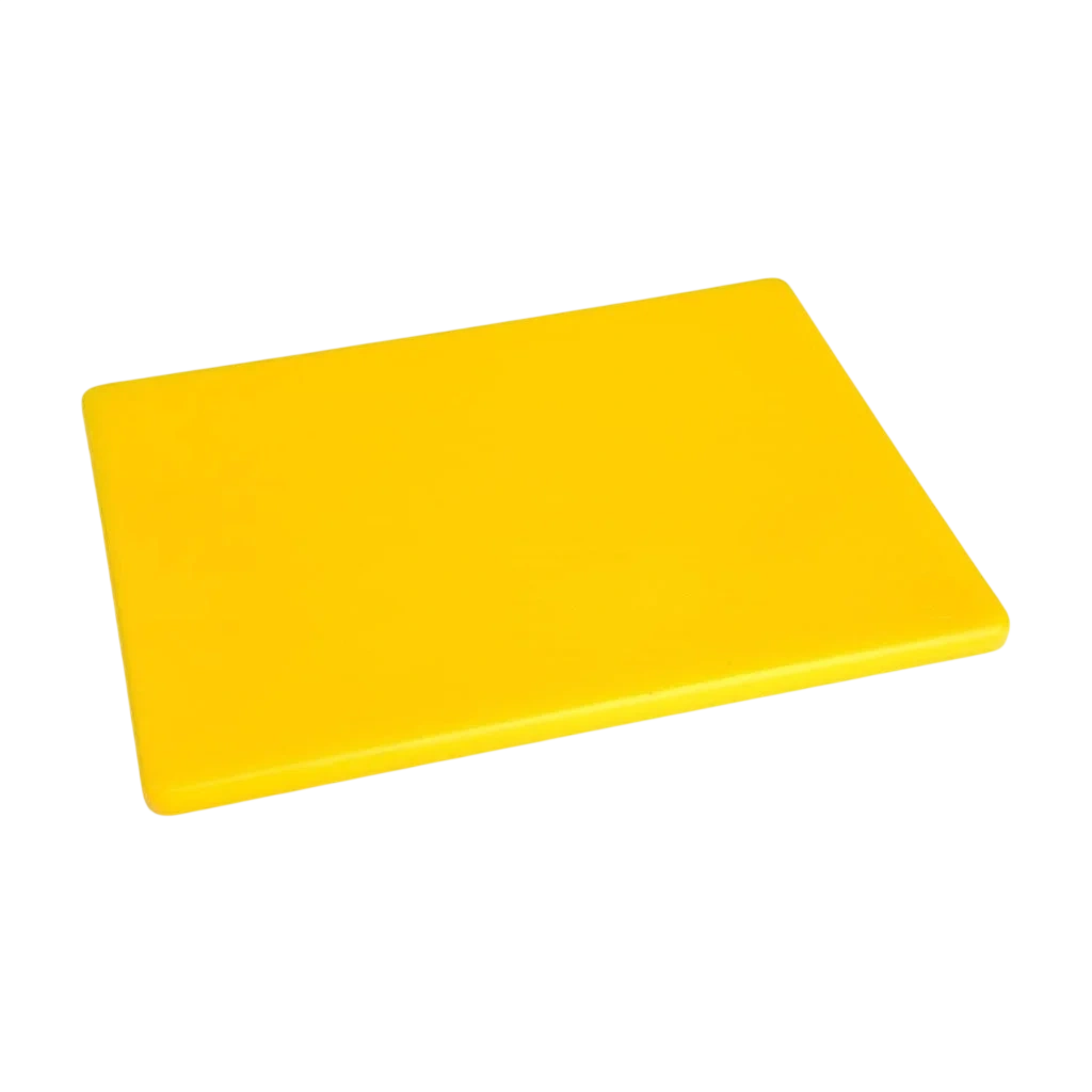 Hygiplas GH796 Chopping Board – Yellow LDPE 305×229x12mm commercial kitchen equipment