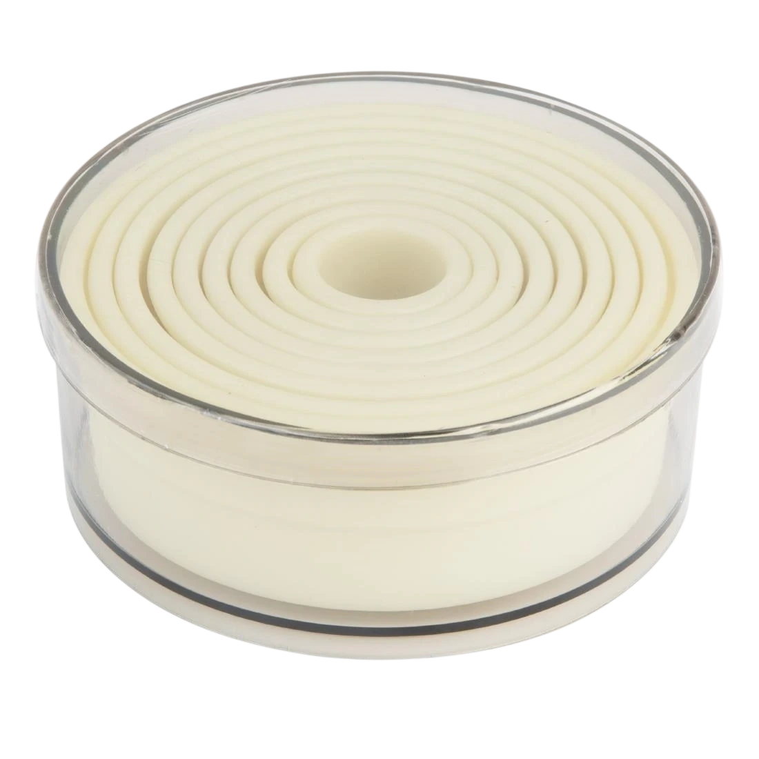Vogue JA522 Plain Round Nylon Pastry Cutters (Pack 9)
