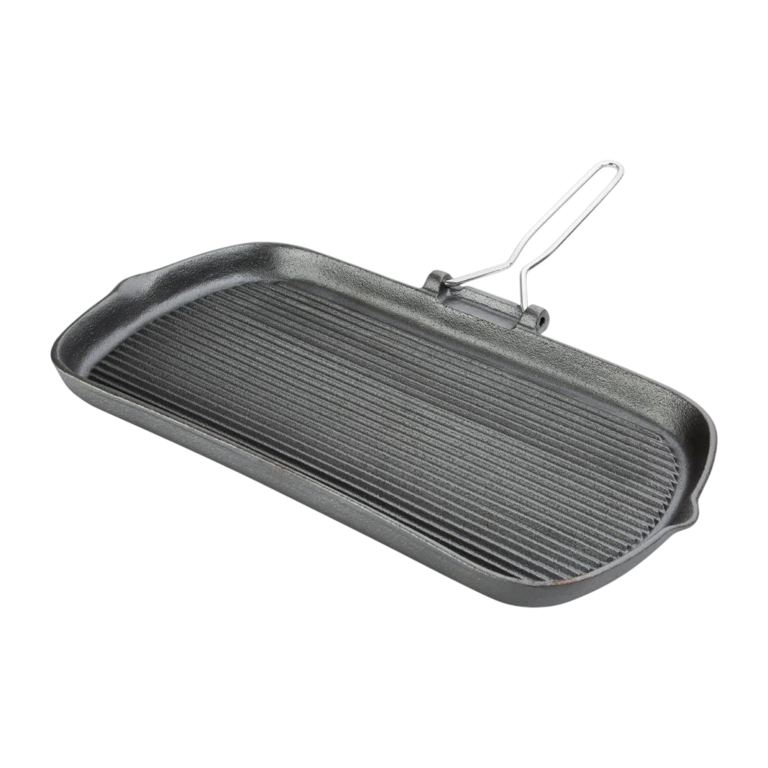 Vogue K417 Grill Pan Cast Iron - 380x225x37mm 15x8 3/4x1 1/2"