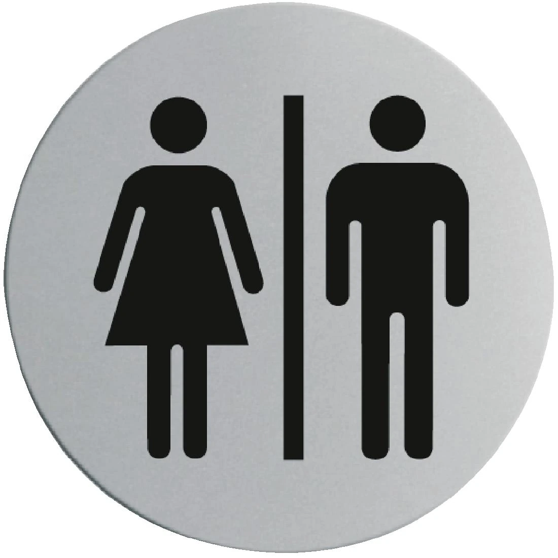 Vogue U058 Ladies/Gentlemen S/A Door Sign St/St