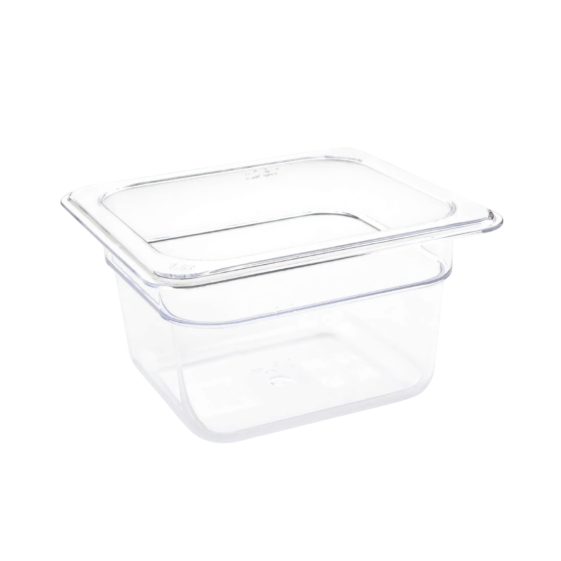 Vogue U240 Clear Polycarbonate - GN 1/6 100mm