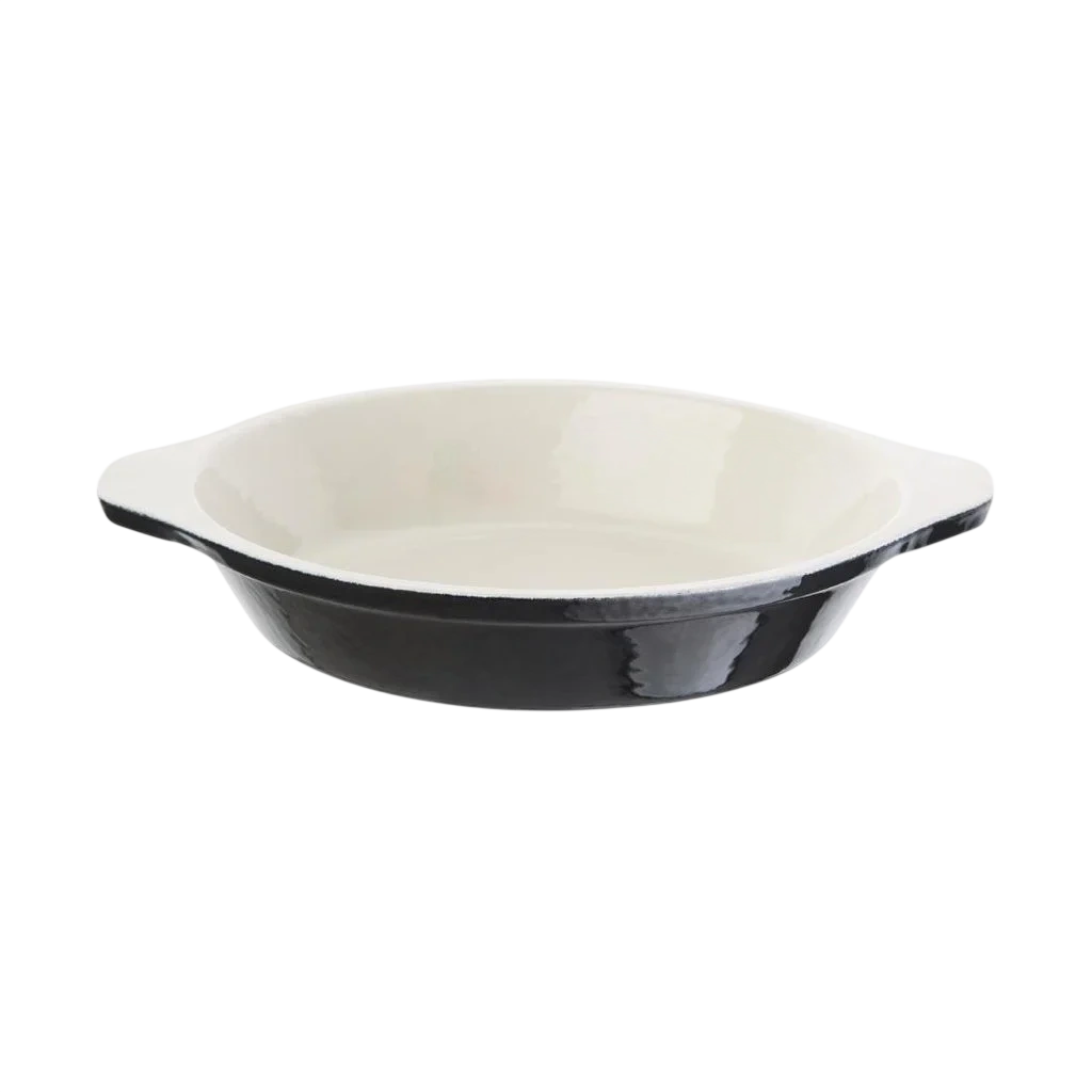 Vogue Round Gratin Black - 30x150mm 400ml commercial kitchen equipment
