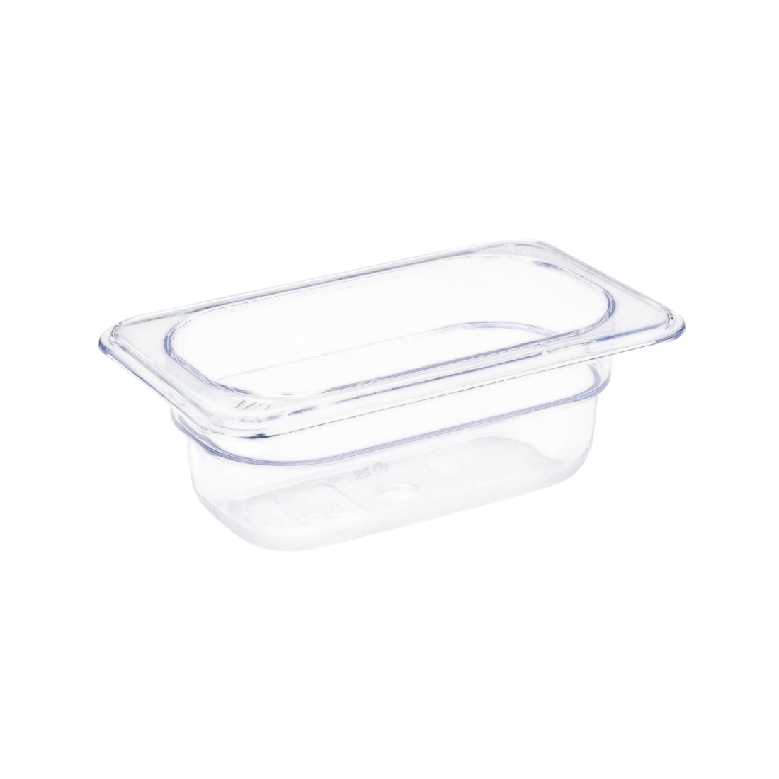 Vogue U242 Clear Polycarbonate - GN 1/9 65mm