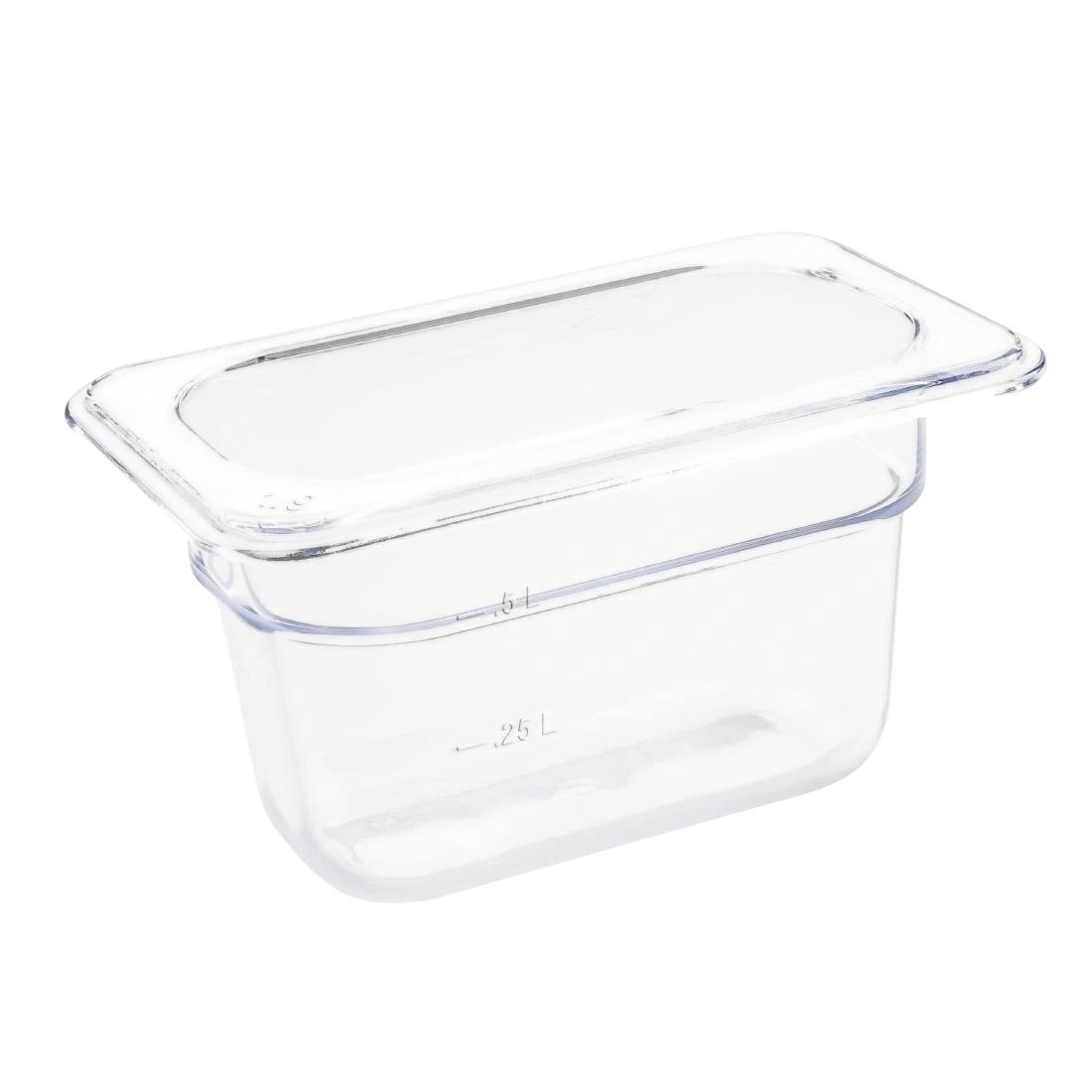 Vogue U243 Clear Polycarbonate - GN 1/9 100mm