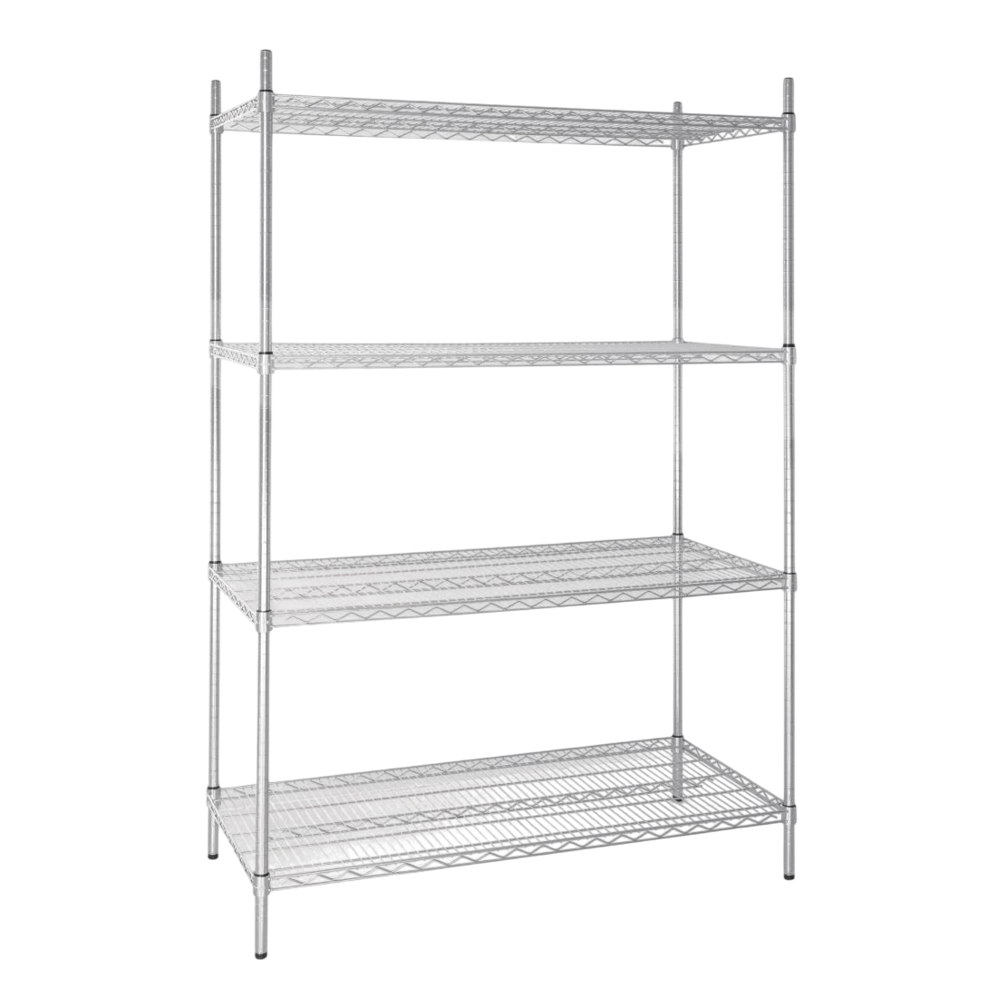 Vogue U257 Flat Pack 4 Shelf Unit St/St - 610x1220mm