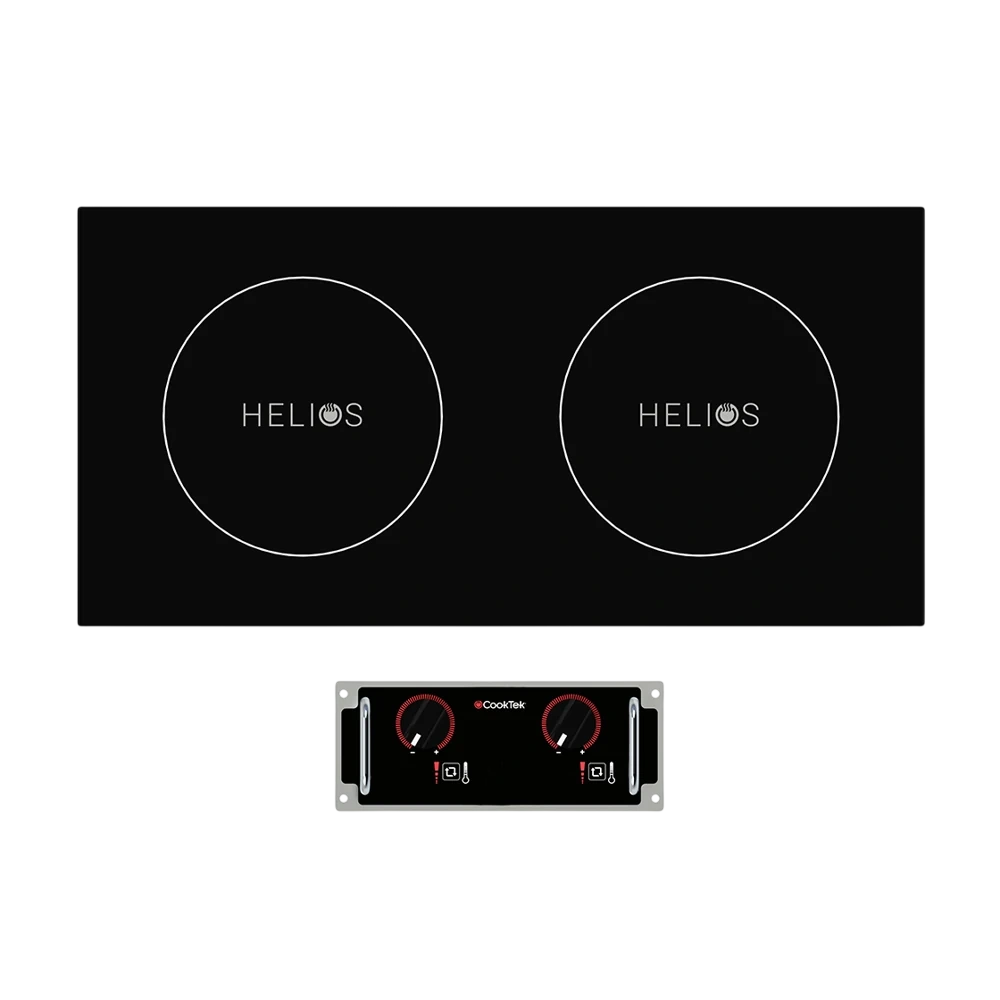 CookTek HRD.9500.SS25.4 Dual Hob Drop-In